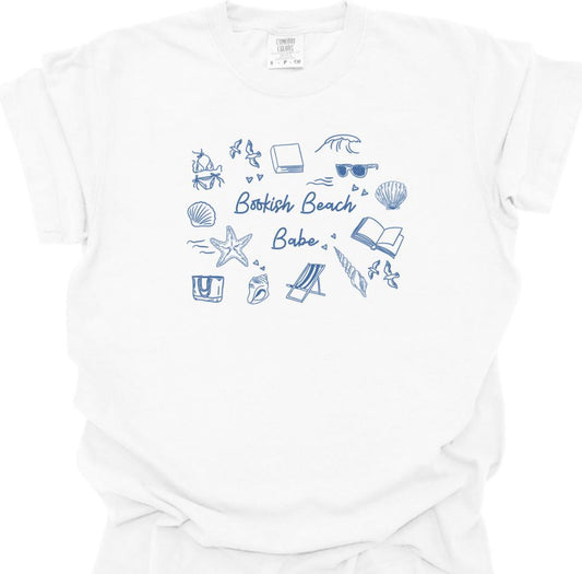 Bookish Beach Babe - White