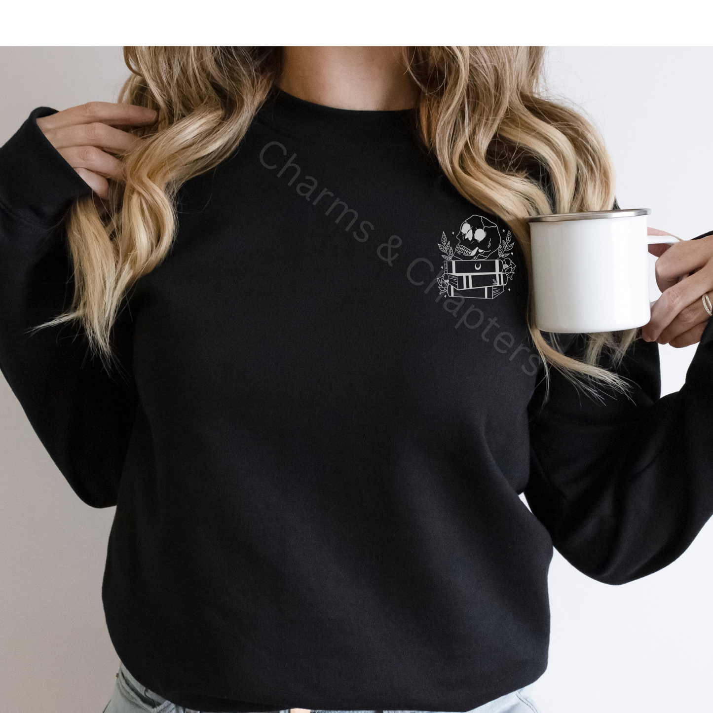 Book and Skull Sweatshirt